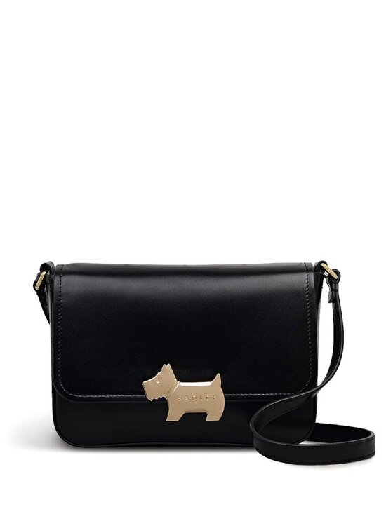 Radley Handbags - Radley London Percy Grove Medium Flapover Crossbody Bag - Black